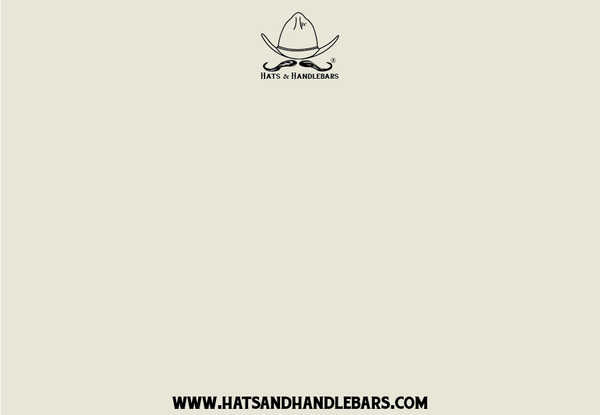 Hats & Handlebars Flat Notecards