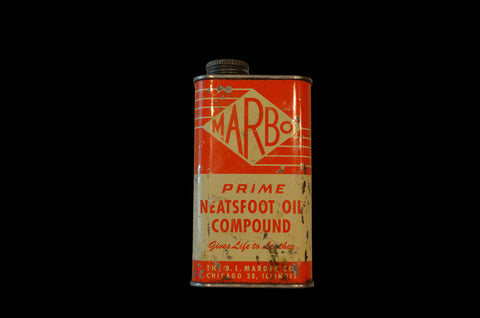 Vintage Marbo Neatsfoot Oil Can