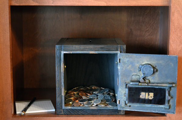 1906 Vintage Post Office Box Bank
