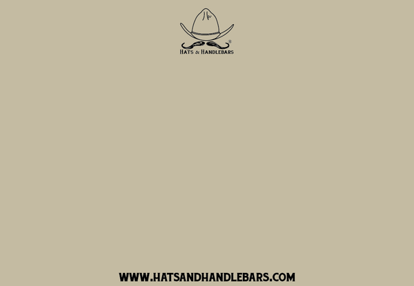 Hats & Handlebars Flat Notecards