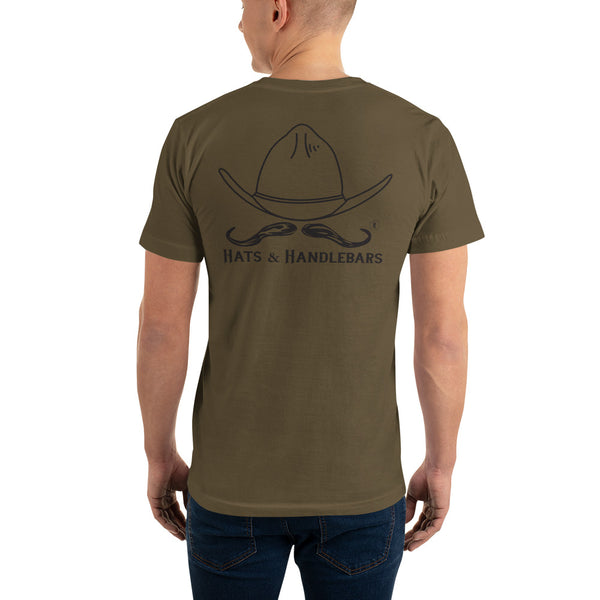 The Original Hats and Handlebars Logo T-Shirt - NEW COLORS!
