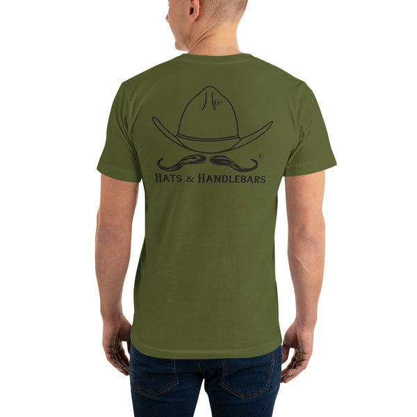 The Original Hats and Handlebars Logo T-Shirt - NEW COLORS!